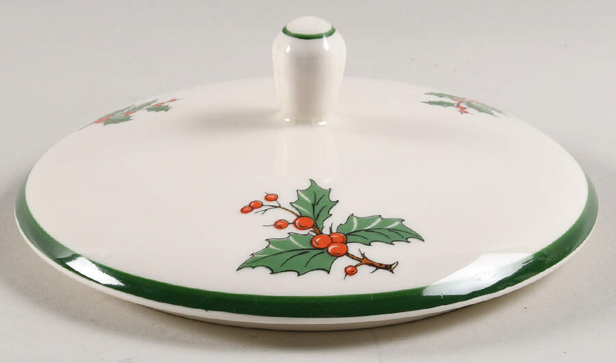 Christmas Tree Lid for Round Vegetable by Plummer (NY)-1
