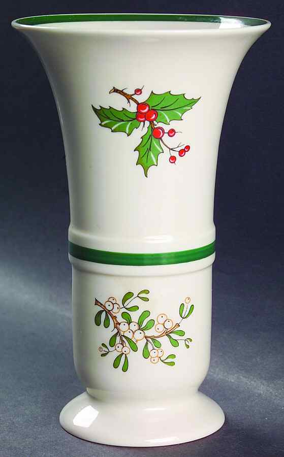 Christmas Tree 7" Vase by Plummer (NY)-1