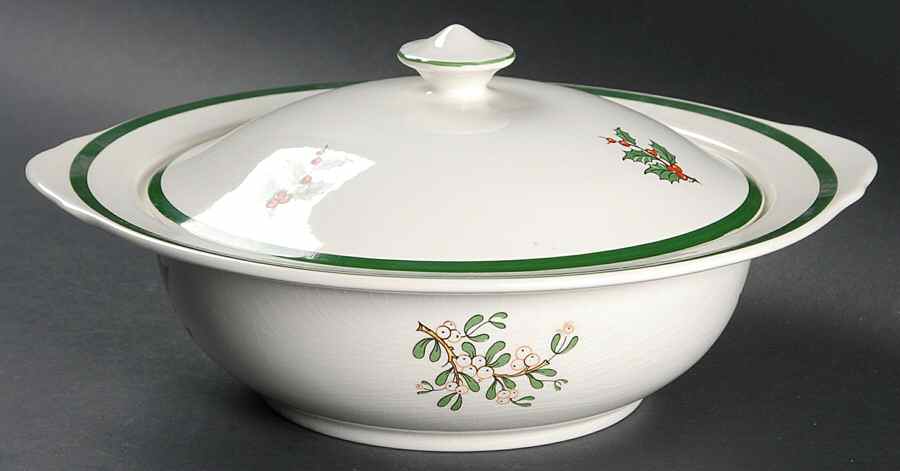 Christmas Tree Round Covered Vegetable by Plummer (NY)-1