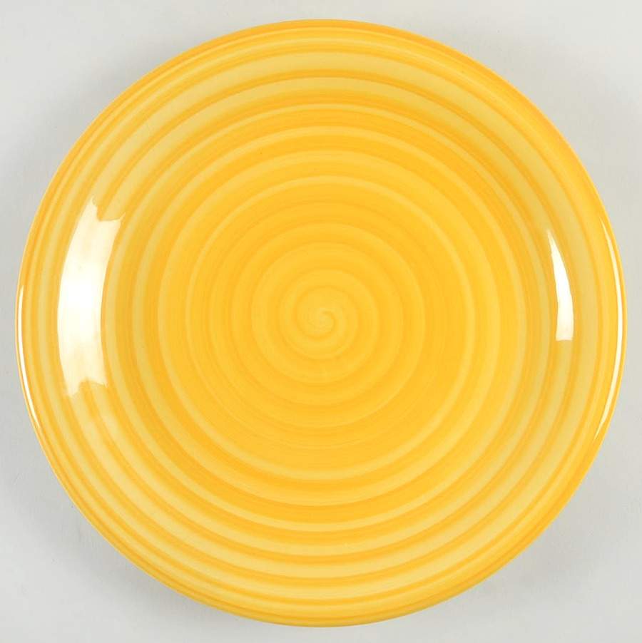 PER13 Yellow Dinner Plate by Pier 1-1