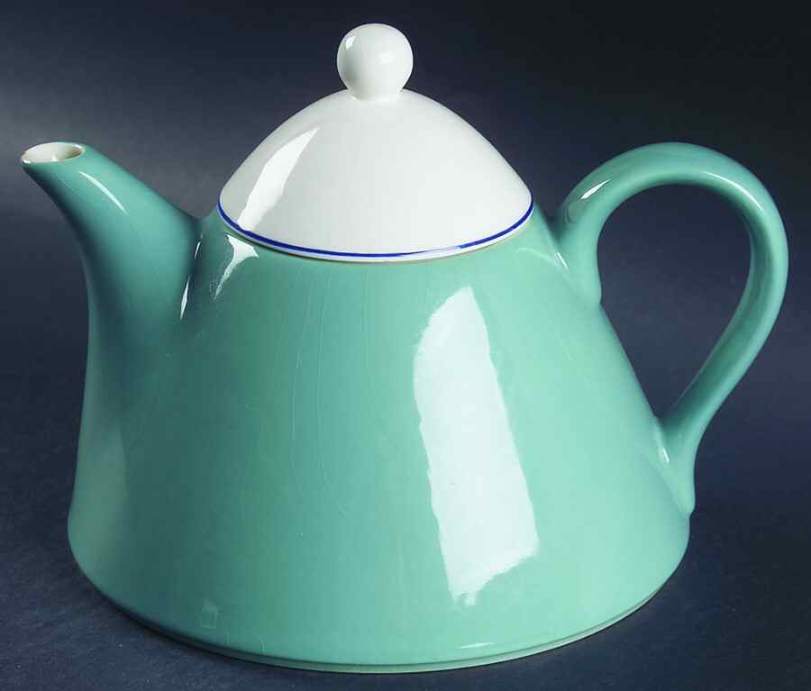Spa Aqua Green Teapot & Lid by Pagnossin-1