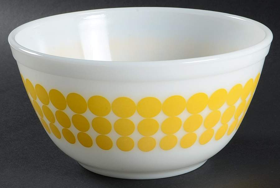 Dot 7" Mixing Bowl by Pyrex-1