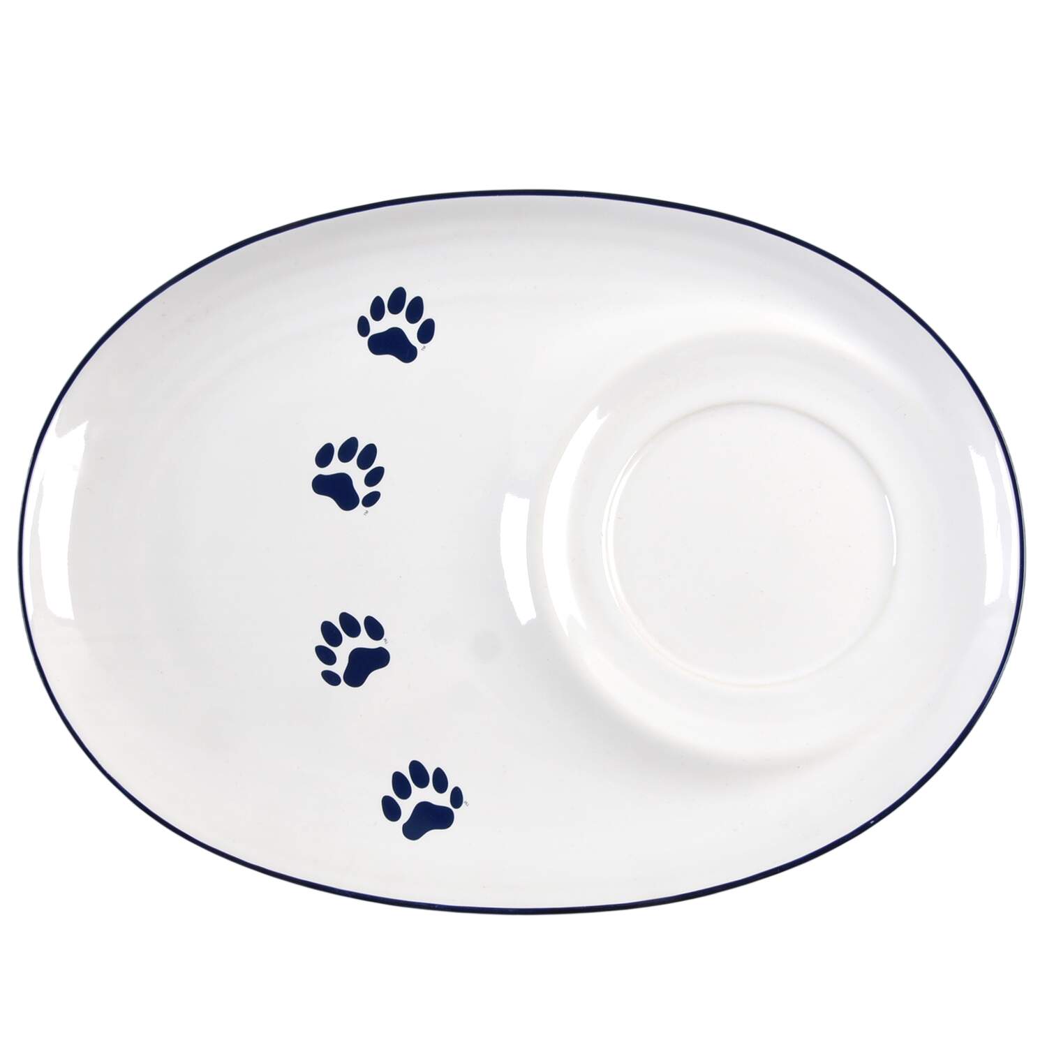 Penn State  Oval Snack Tray by Pfaltzgraff-1