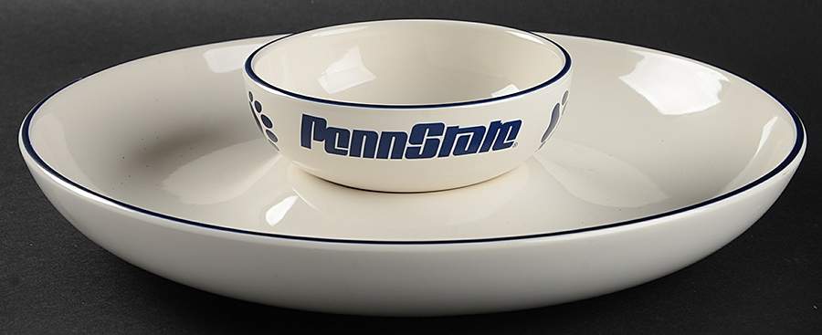 Penn State  (2 Piece) Chip & Dip Set by Pfaltzgraff-1