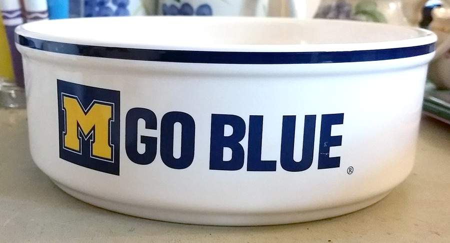 University of Michigan Pet Bowl by Pfaltzgraff-1