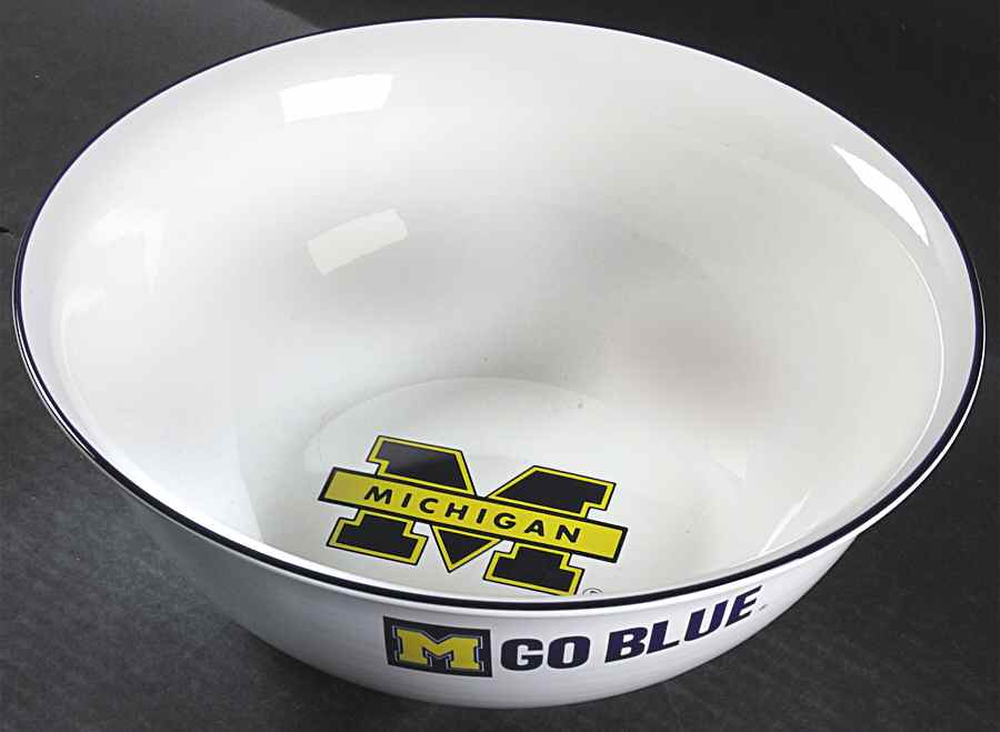 University of Michigan Party Bowl by Pfaltzgraff-1