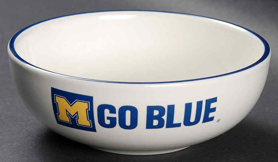 University of Michigan Dip Bowl for Chip & Dip Set by Pfaltzgraff-1
