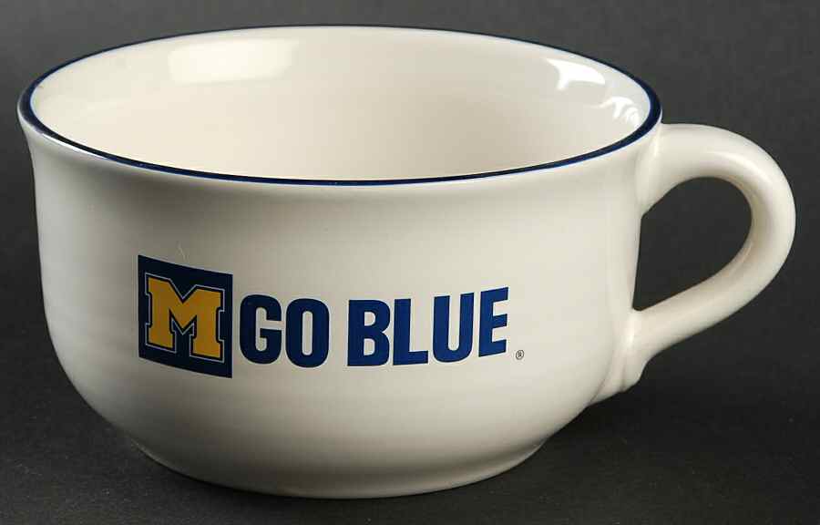 University of Michigan Soup Mug by Pfaltzgraff-1