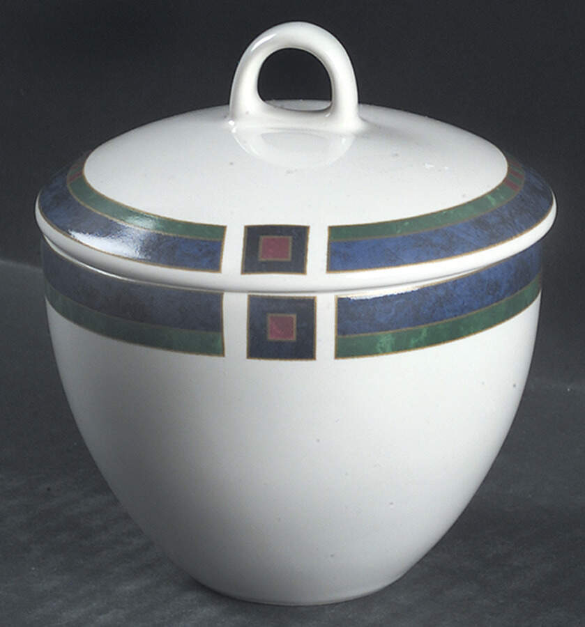Atalya Sugar Bowl & Lid by Pfaltzgraff-1
