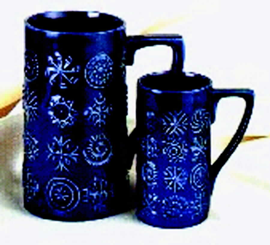 Totem Blue Mug by Portmeirion-1