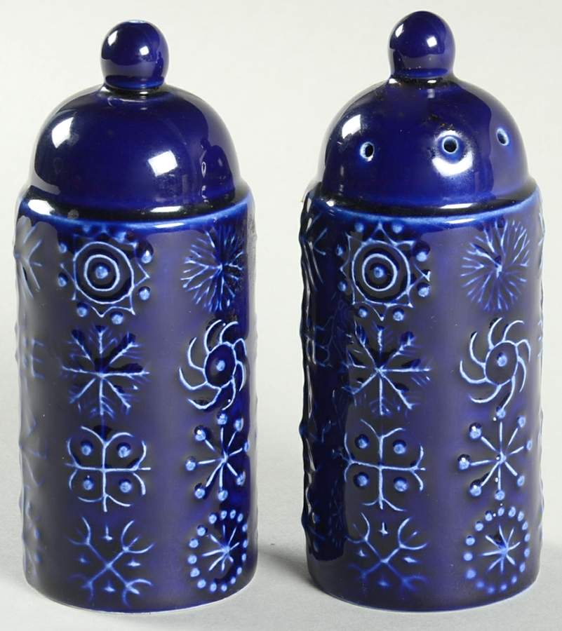 Totem Blue Salt & Pepper Set by Portmeirion-1