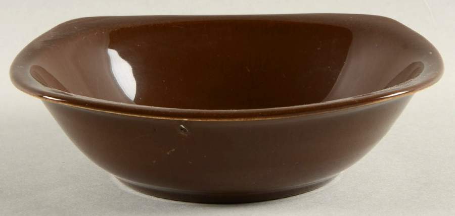 Minion Brown Coupe Cereal Bowl by Paden City-1