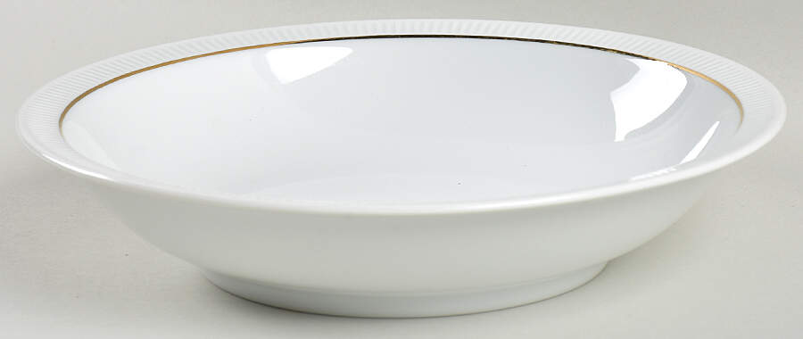Gold Line Rim Soup Bowl by Prisma-1