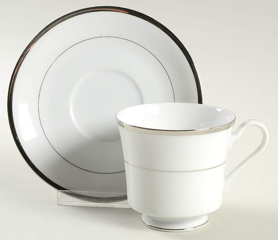 Accolade Footed Cup & Saucer Set by Premiere-1