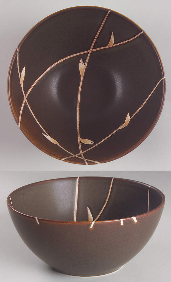 Willow Brown Coupe Cereal Bowl by Pottery Barn China-1
