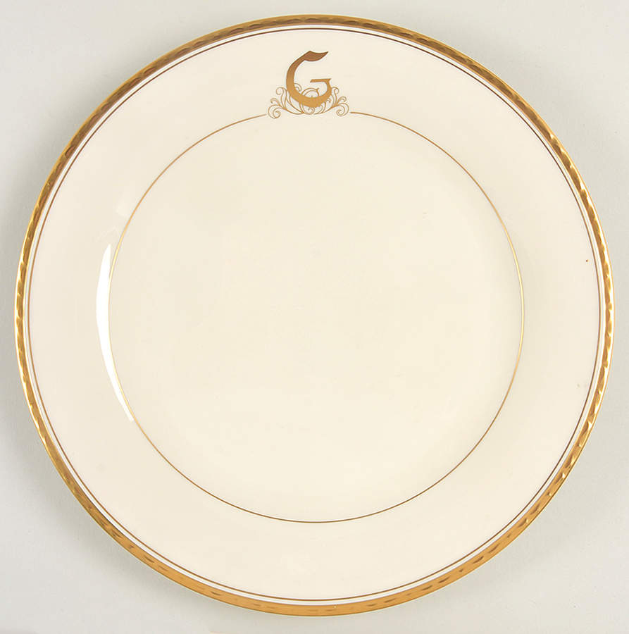Reflection (Monograms) Dinner Plate by Pickard-1