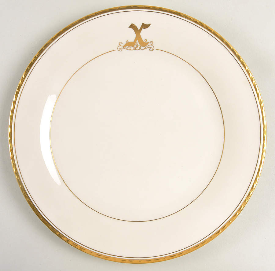 Reflection (Monograms) Dinner Plate by Pickard-1