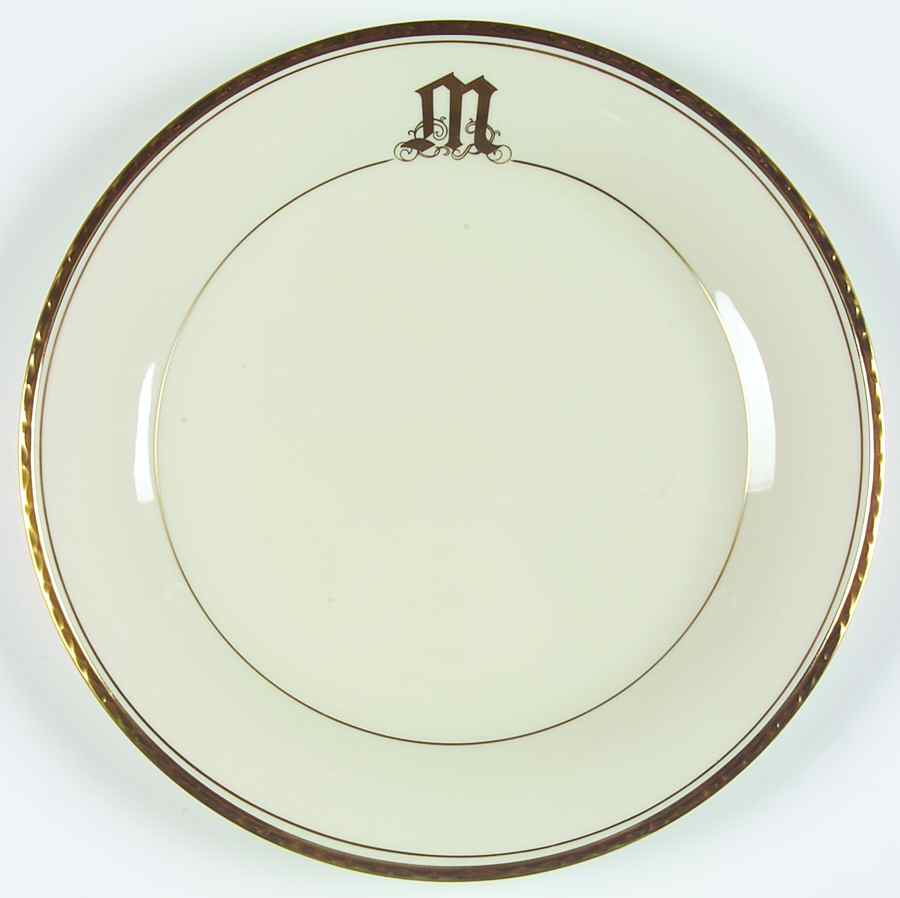 Reflection (Monograms) Dinner Plate by Pickard-1