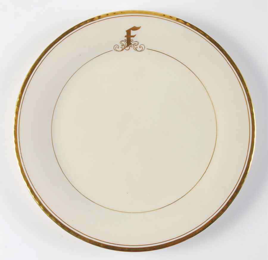 Reflection (Monograms) Dinner Plate by Pickard-1