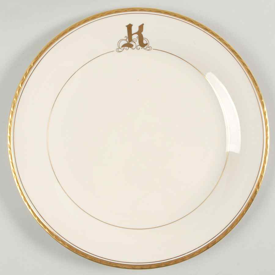 Reflection (Monograms) Dinner Plate by Pickard-1