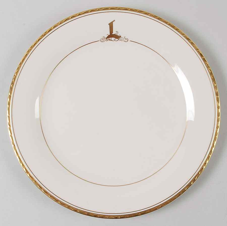 Reflection (Monograms) Dinner Plate by Pickard-1