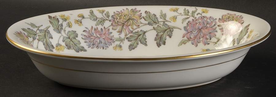 Chrysanthemum 10" Oval Vegetable Bowl by Paragon-1