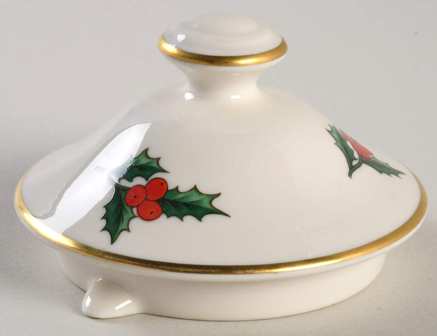 Holly Lid for Teapot by Pickard-1