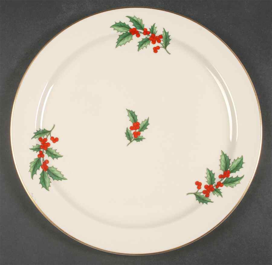 Holly 12" Chop Plate (Round Platter) by Pickard-1