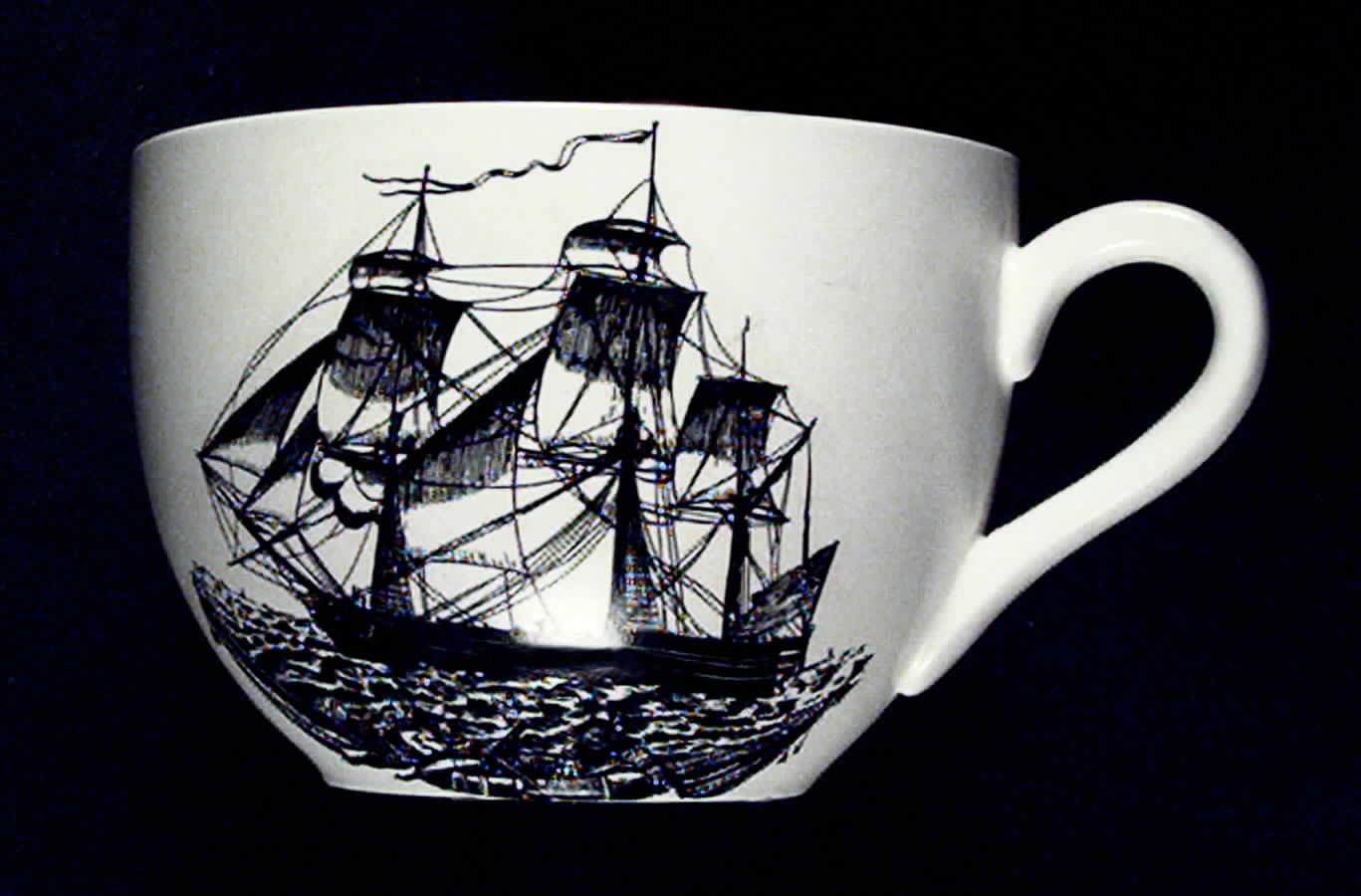 Sailing Ships Jumbo Cup & Saucer Set by Portmeirion-1