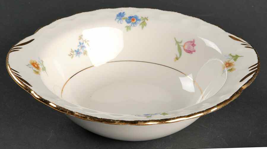 Revere (Smooth Gold Trim) Lugged Cereal Bowl by Pope Gosser-1
