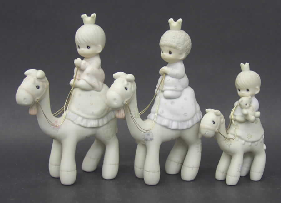 They Followed the Star-3pc Set Cedar Tree-They Followed The Star 3pc SE - Cedar Tree Trademark With Box by Precious Moments-1