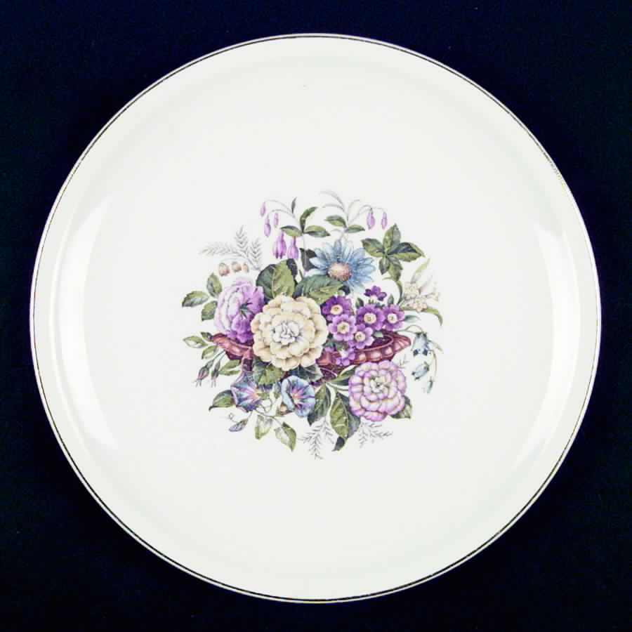 Delmar Garden Dinner Plate by Paden City-1