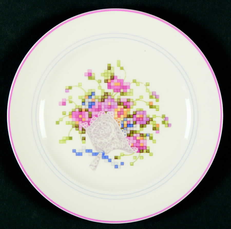 Bridal Bouquet Bread & Butter Plate by Pope Gosser-1