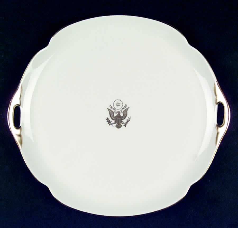 PIC37 Handled Cake Plate by Pickard-1
