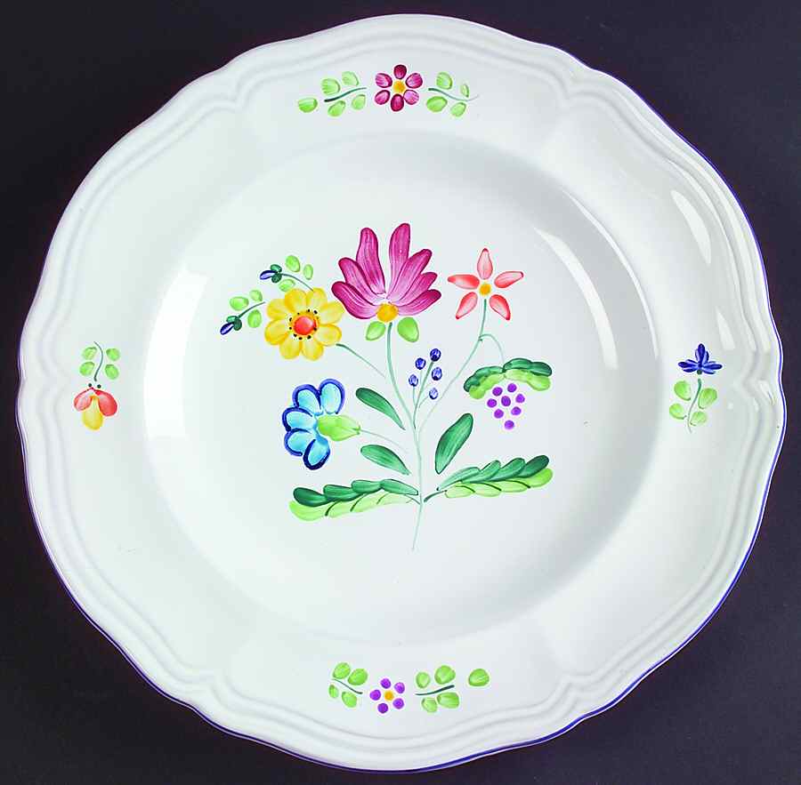 Bouquet Dinner Plate by Presenttense-1