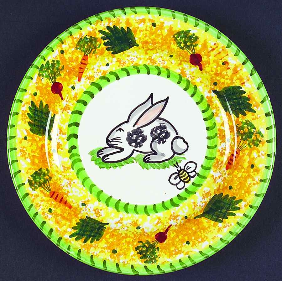 Bunny Garden Salad Plate by Presenttense-1