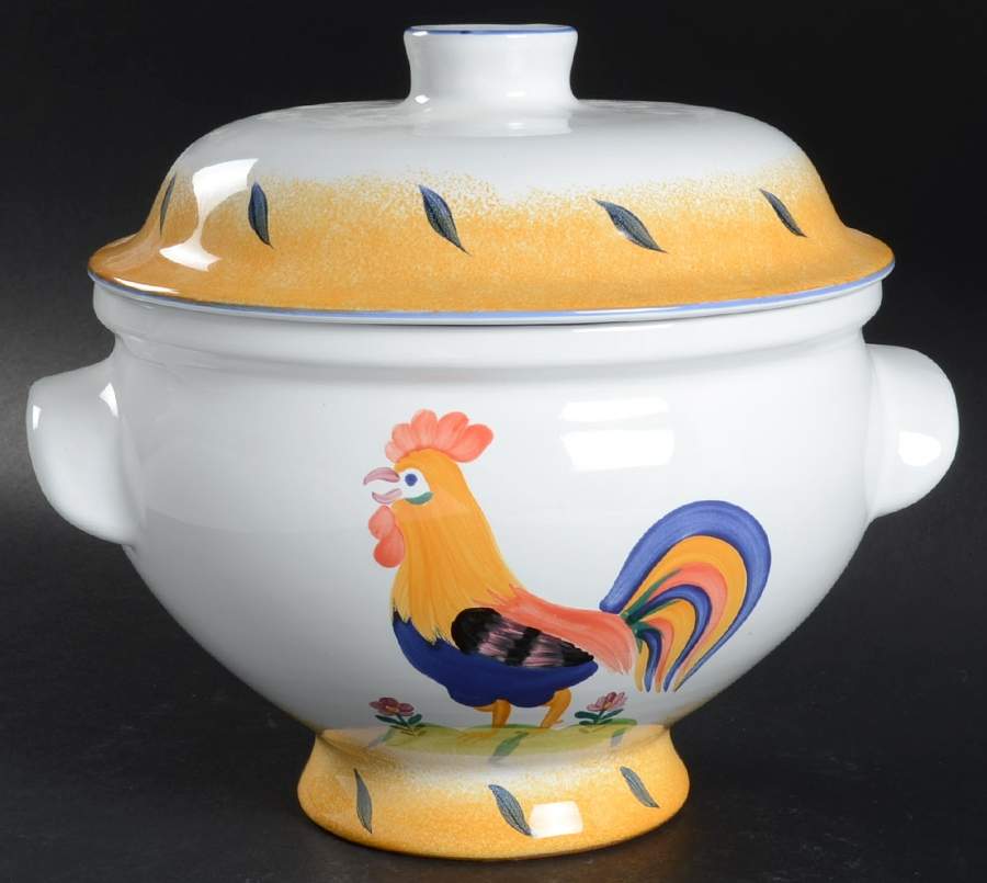 Royal Rooster Tureen &  Lid by Presenttense-1