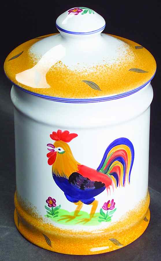 Royal Rooster Small Canister & Lid by Presenttense-1