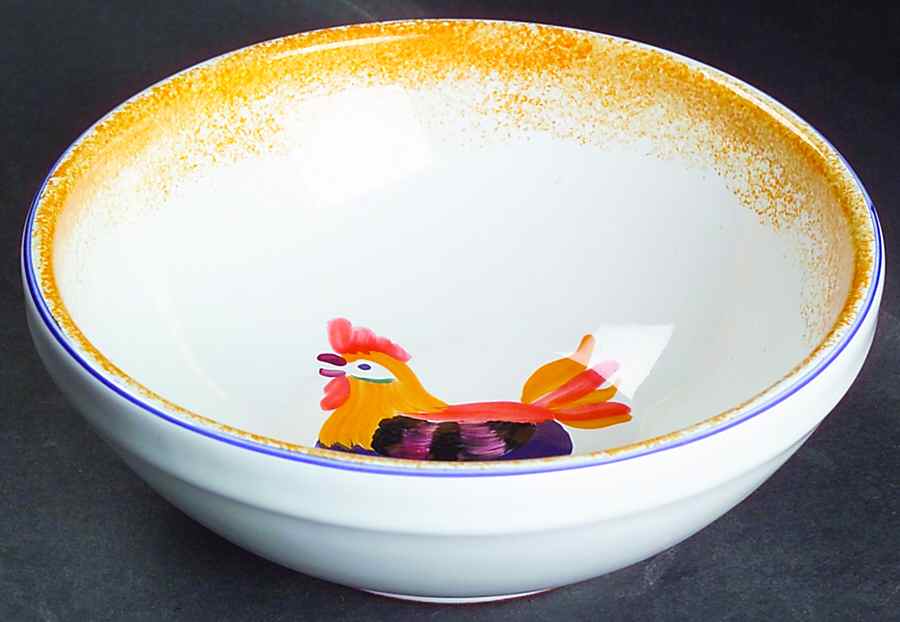 Royal Rooster Child's Bowl by Presenttense-1