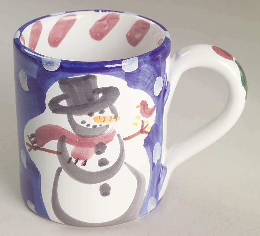 Snowman Child's Mug by Presenttense-1