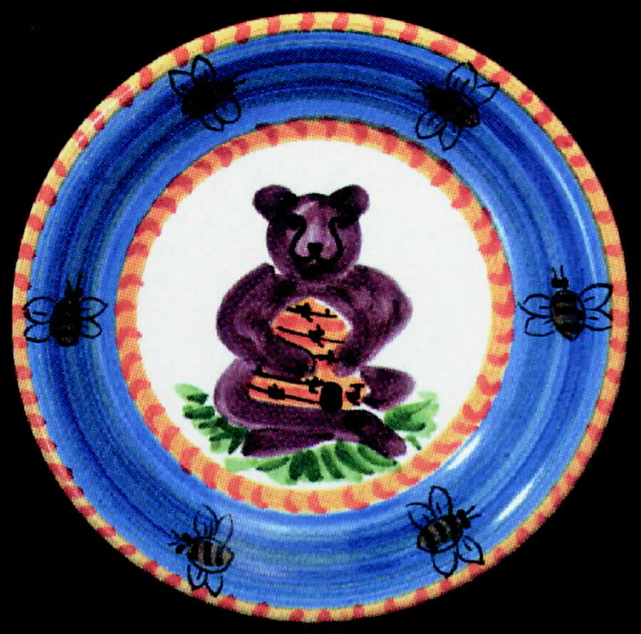 Honey Bee Child's Plate by Presenttense-1