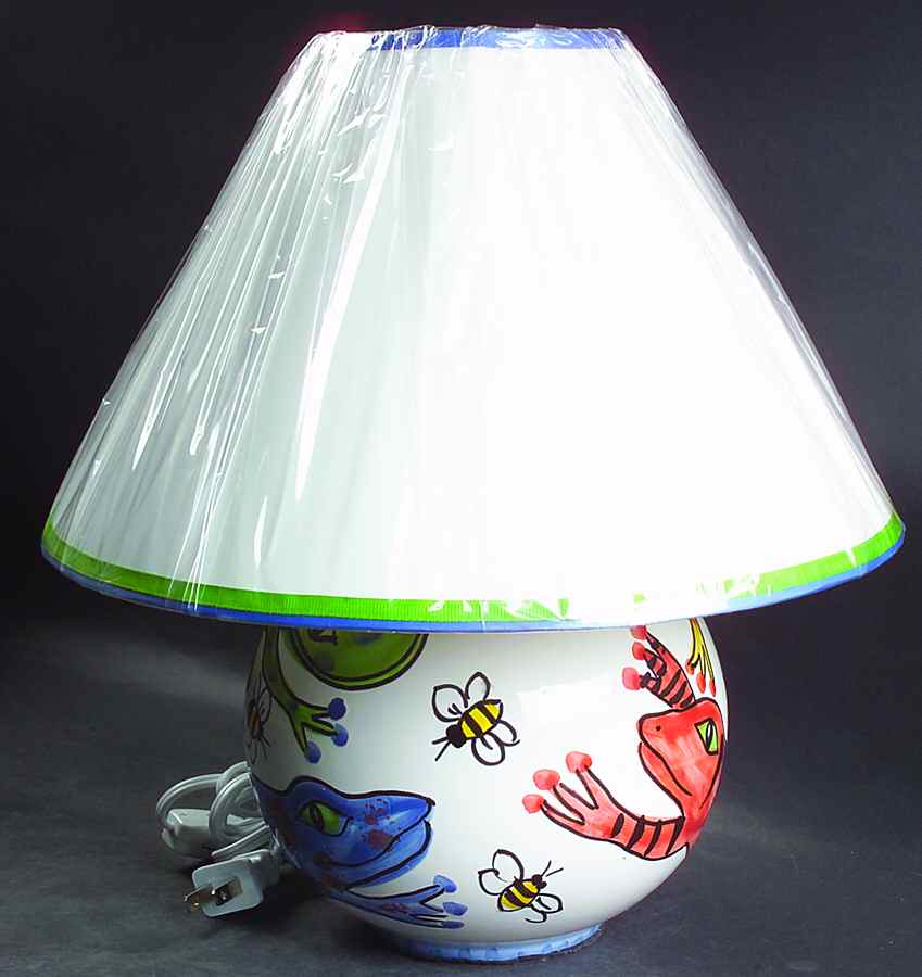 Waterlogged Electric Lamp & Shade by Presenttense-1