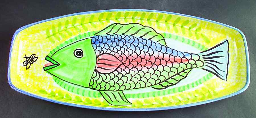 Waterlogged 19" Rectangular Serving Platter by Presenttense-1