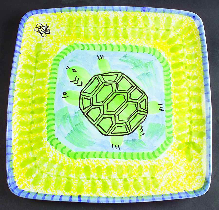 Waterlogged 12" Square Tray by Presenttense-1