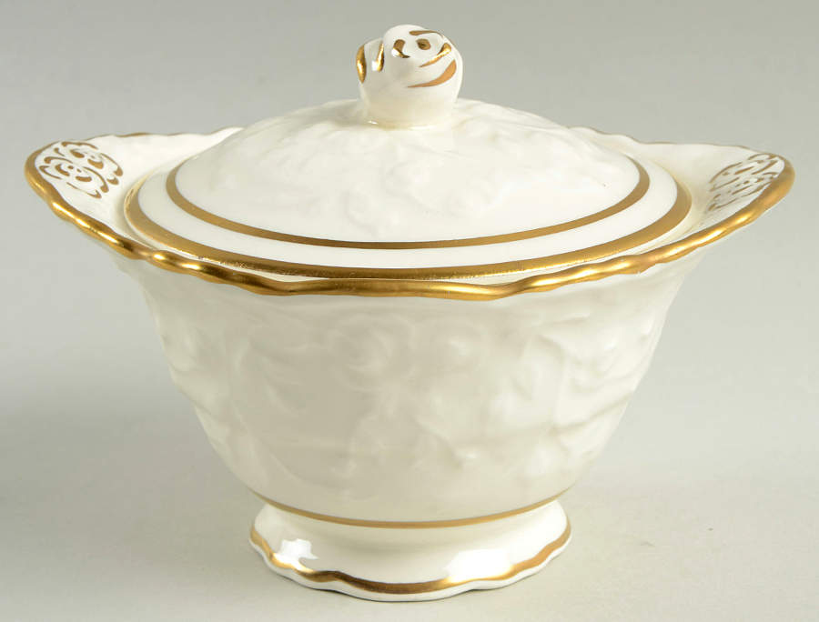 Kenyon Sugar Bowl & Lid by Pope Gosser-1