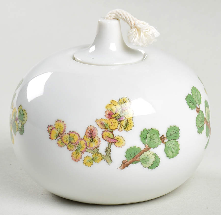 Mountain Flower Series 1 Wick Candle Bowl & Lid by Porsgrund-1