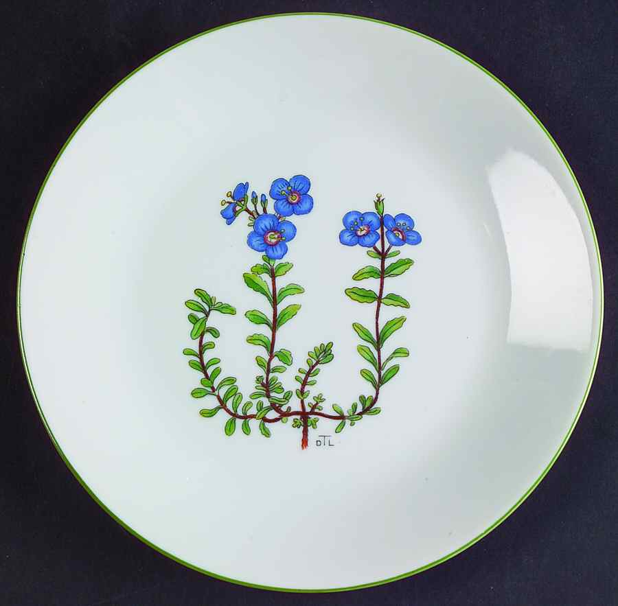 Mountain Flower Series Bread & Butter Plate by Porsgrund-1
