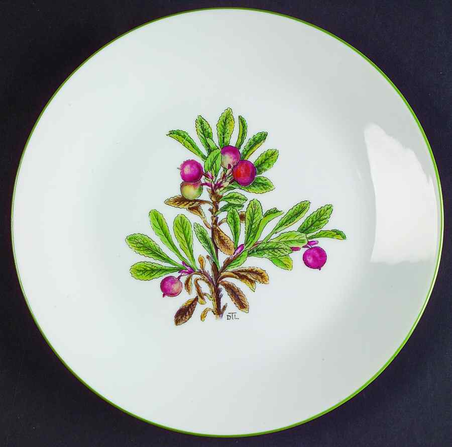 Mountain Flower Series Bread & Butter Plate by Porsgrund-1