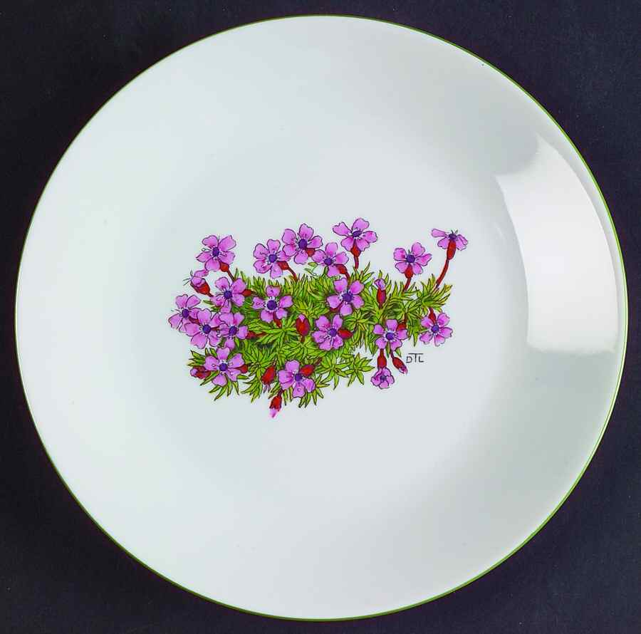 Mountain Flower Series Bread & Butter Plate by Porsgrund-1