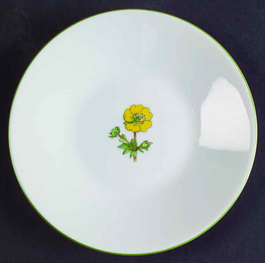 Mountain Flower Series Saucer for Flat Demitasse Cup by Porsgrund-1